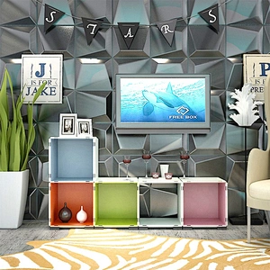 Home storage use DIY plastic waterproof child abs storage  locker/gym locker/ plastic locker