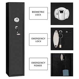 New design hot selling wall mounted gun cabinet electronic lock gun cabinet pistol storage