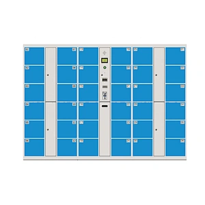 Fingerprint delivery intelligent gym outdoor parcel locker system digital electronic steel smart metal storage lockers