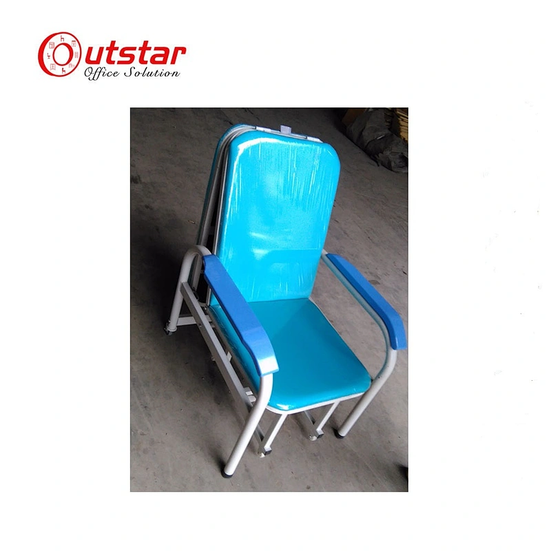 High Quality Factory Directly Used Hospital Working Area Steel Material Chair and Bed for Sale