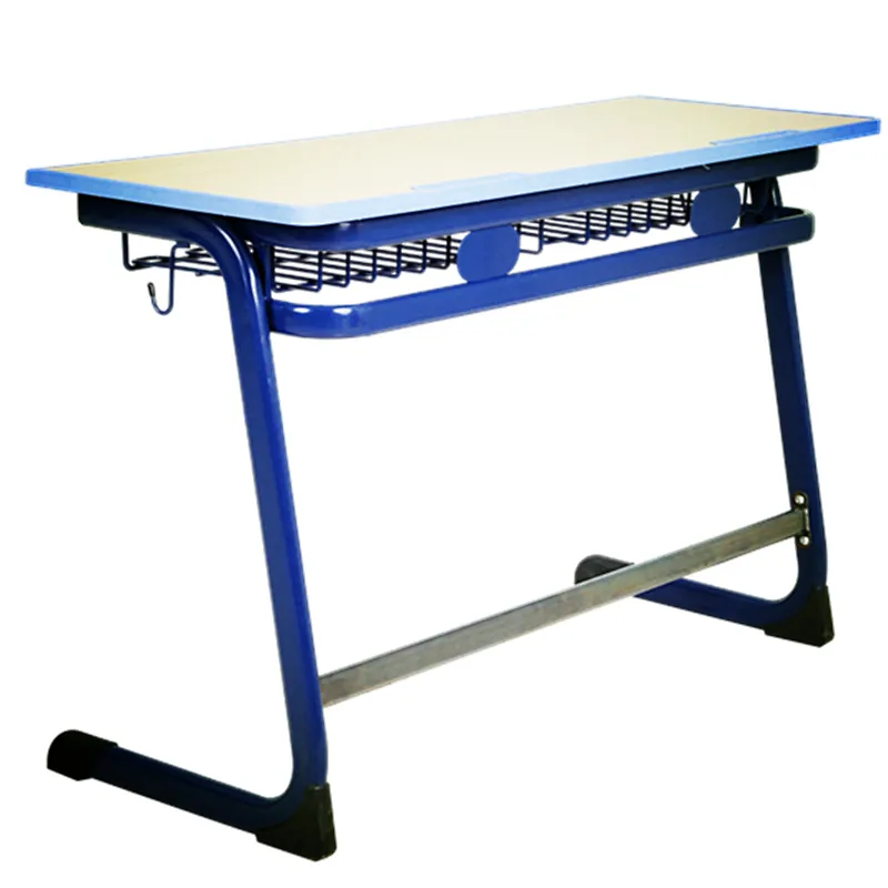 Education Furniture School Double Desk And Chair