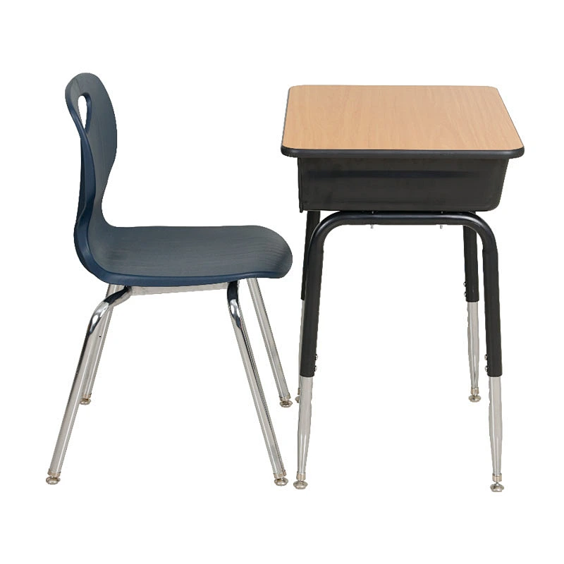Study table and chair set for kids school single desk and chair school chair