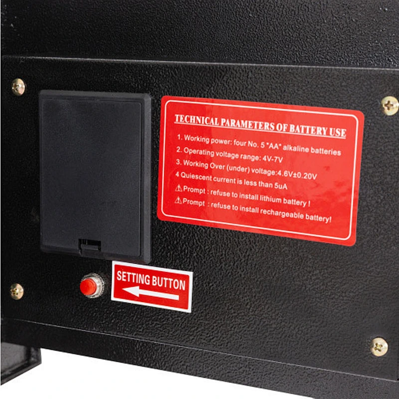 Home hotel use security safe box fingerprint biometric lock safe box
