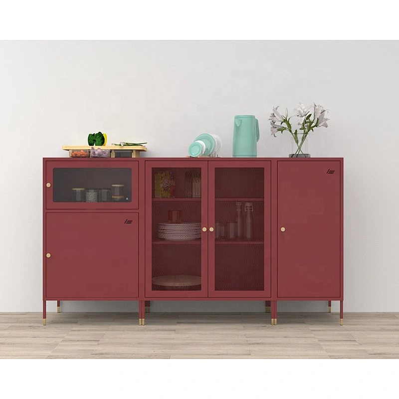 Living room hallway furniture porch ark metal  4 drawer storage organizer modern buffet entrance cabinet
