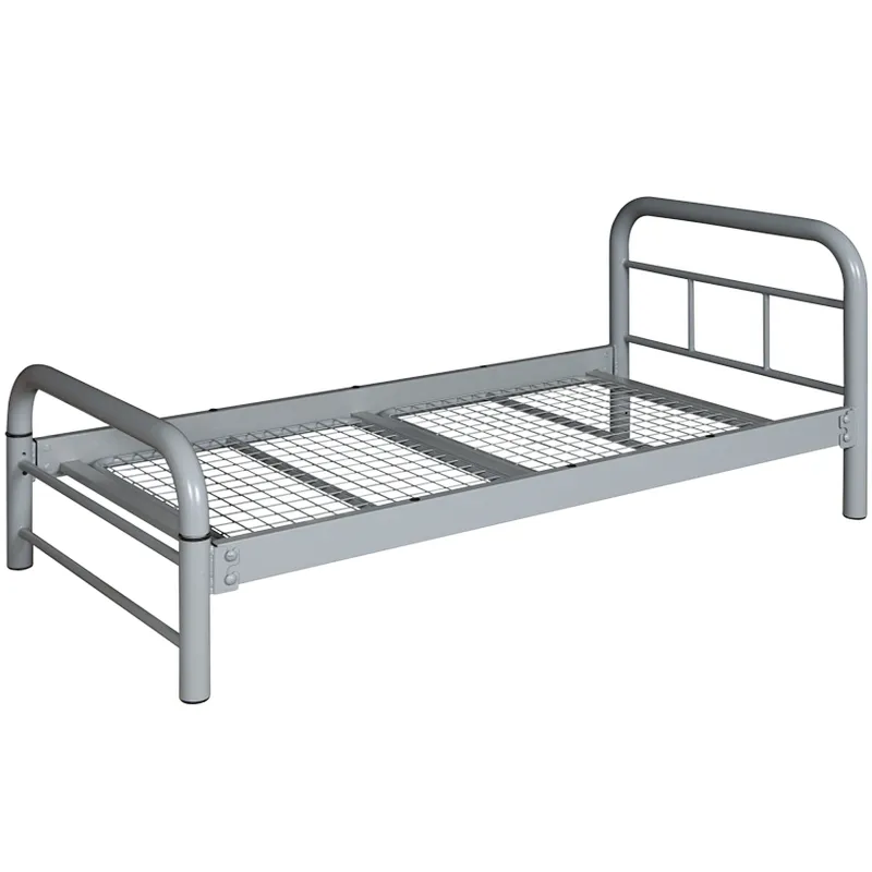 Military use bunk or single free combination steel beds