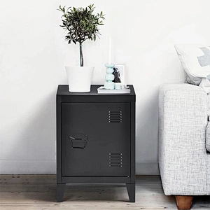 Metal storage bed side cabinet corner cabinet living room furniture cabinet