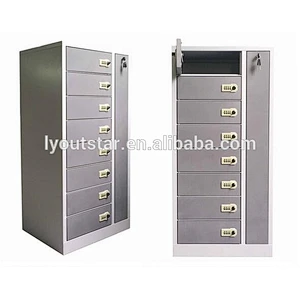 Power Bank Case Key Lock phone Charging Station Lockers