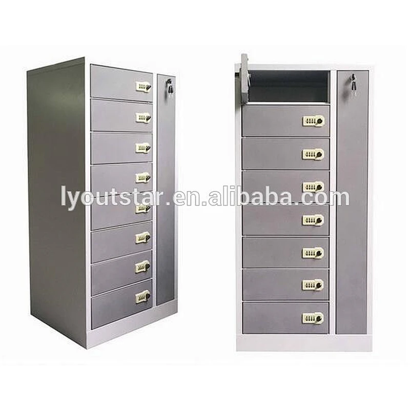Power Bank Case Key Lock phone Charging Station Lockers
