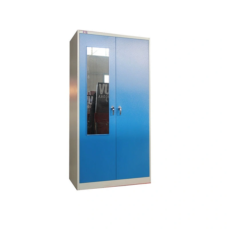 Double Door Cheap Metal Locker / Wardrobe Locker / Clothes Cabinet