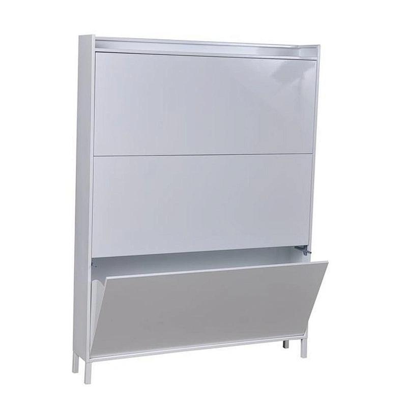 Modern KD Home Living Room shoe cabinet furniture Drawer Steel Shoe Cabinet Metal Folding Shoe Rack Cabinet