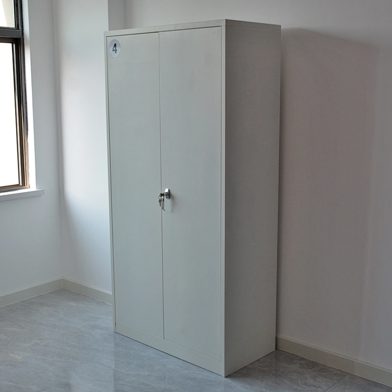 Modern 2 door steel office file cabinet with handle lock