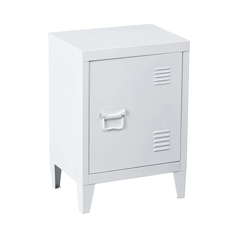 Nordic style home steel storage locker cabinet sofa/bed side with stands