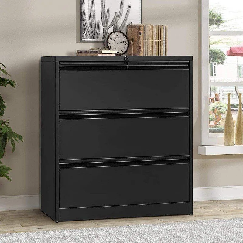 Amazon growing hit Lateral File Cabinet with Lock Heavy Duty Lateral Filing Cabinet