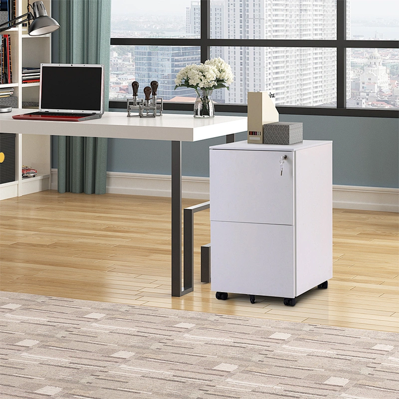 American popular office equipment metal mobile storage pedestal cabinet movable file cabinet