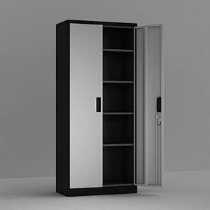 Steel storage cabinet living room cabinets modern bedroom cabinet with 4 adjustable shelves and lockable doors