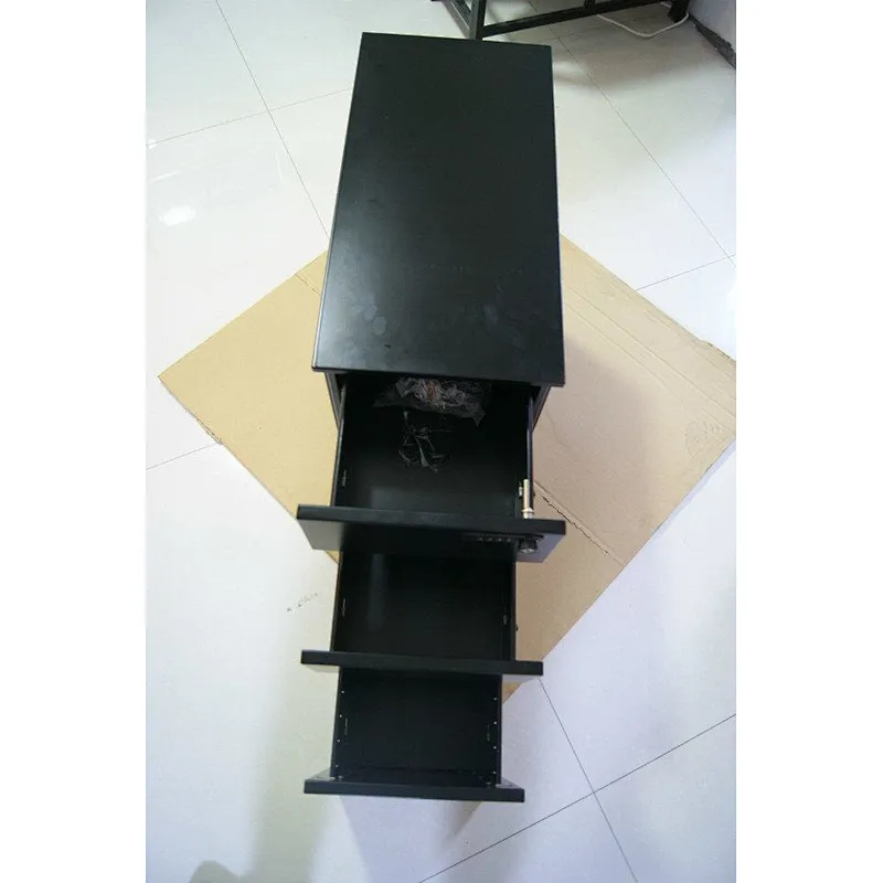 Office furniture 3 drawer metal mobile filing cabinet movable digital lock file cabinet