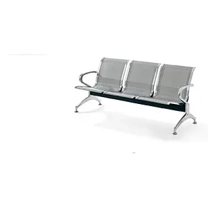 Heavy Duty Waiting Metal Chair Used Hospital Waiting Room Public Waiting Three Seats Chair