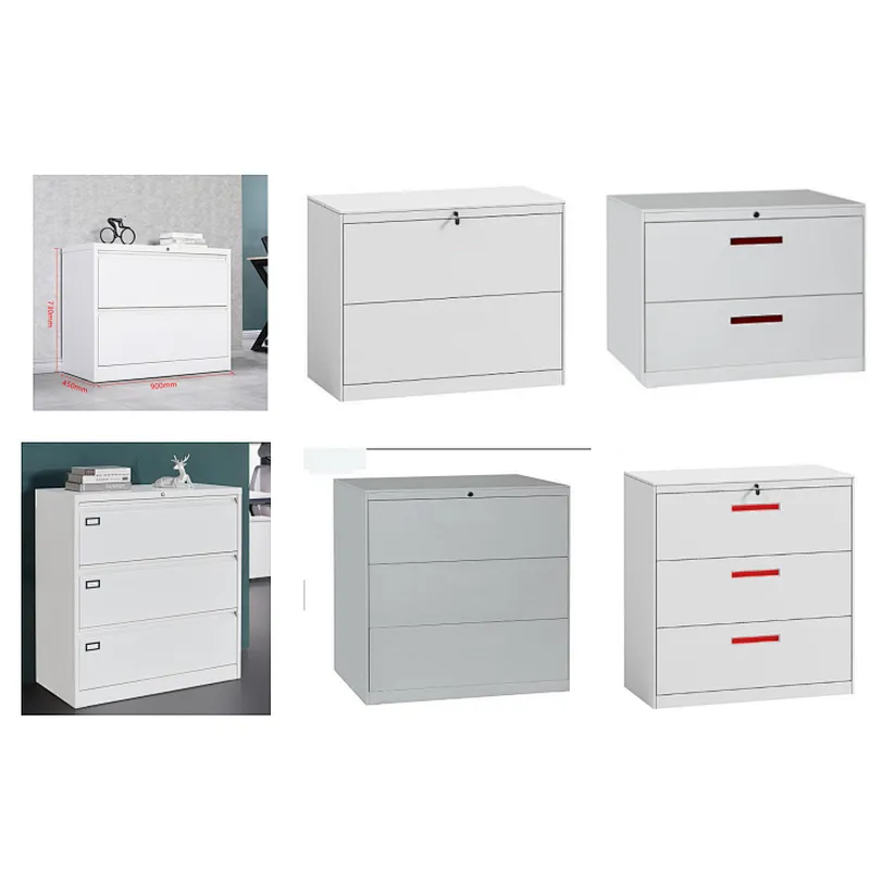 home use 2 drawer lateral drawer storage cabinet/ steel office files cabinet drawer