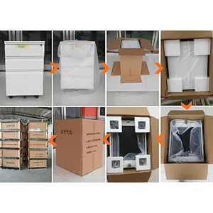 Office File Storage Cabinet 3 Drawer Chest Mobile Pedestal cabinet  file cabinet