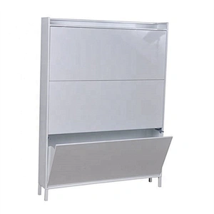 Elegant dressing room cabinet home furniture steel shoe storage cabinet shoe rack cabinet
