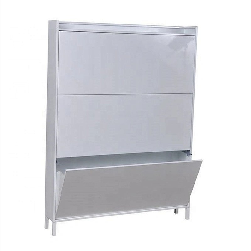 Elegant dressing room cabinet home furniture steel shoe storage cabinet shoe rack cabinet
