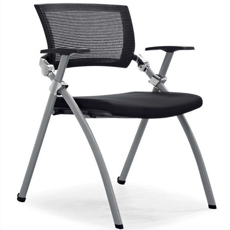 Hot sale training room tables chair sets chair with writing pad