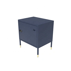 modern metal nightstand luxury high end bedside home storage cupboard