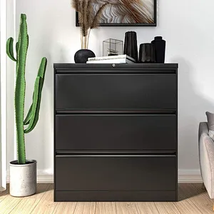 3 lateral drawer file cabinet metal stroge cabinets steel file cabinet for office