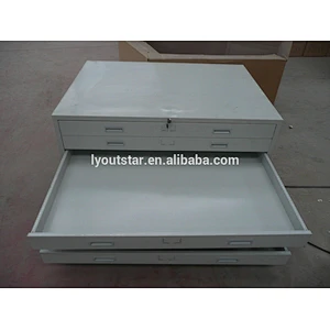 Economical metal KD map drawer Storage Cabinets for storage drawings