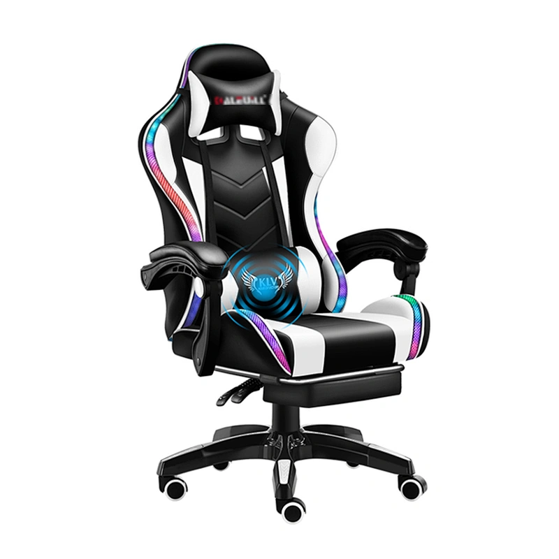 Leather custom gaming gear chair massage panama computer rgb cheap PC game racing gaming chair