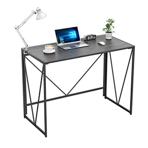 Folding desk top manufacture cheap price modern station computer home office furniture desk table
