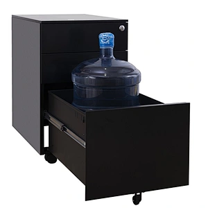 Metal office moving 3 drawer filling Pedestal cabinet