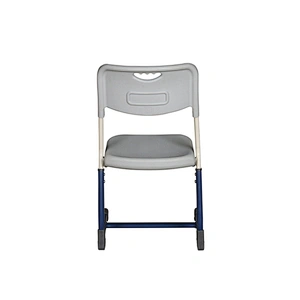 Modern Single Metal Wood Classroom Table For Kids Blue School Desk And Chair