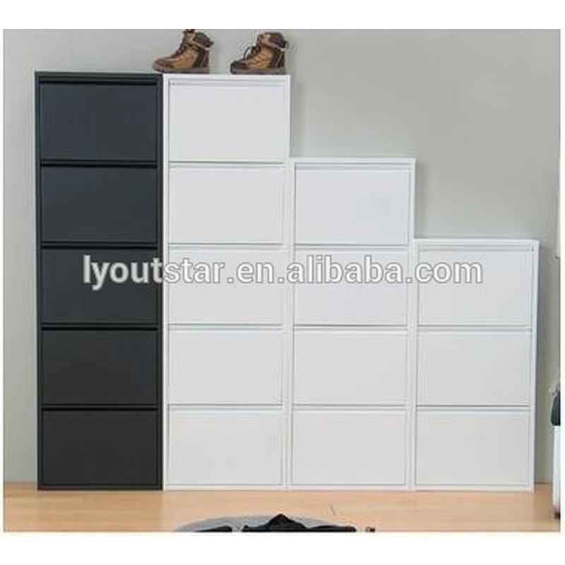 Elegant dressing room cabinet home furniture steel shoe storage cabinet shoe rack cabinet