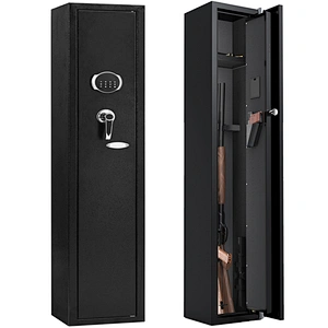 Clearance hidden steel rifle fireproof security cabinet box manufacturer electronic digital lock biometric gun safe