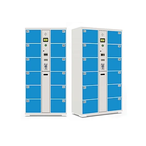 Fingerprint delivery intelligent gym outdoor parcel locker system digital electronic steel smart metal storage lockers