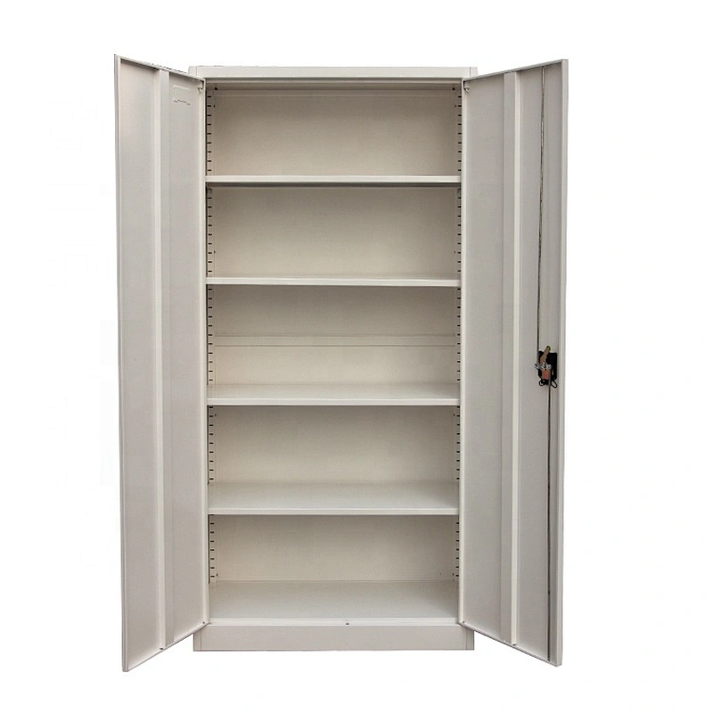 Full height swing door office steel storage furniture fireproof metal file cabinet with lock