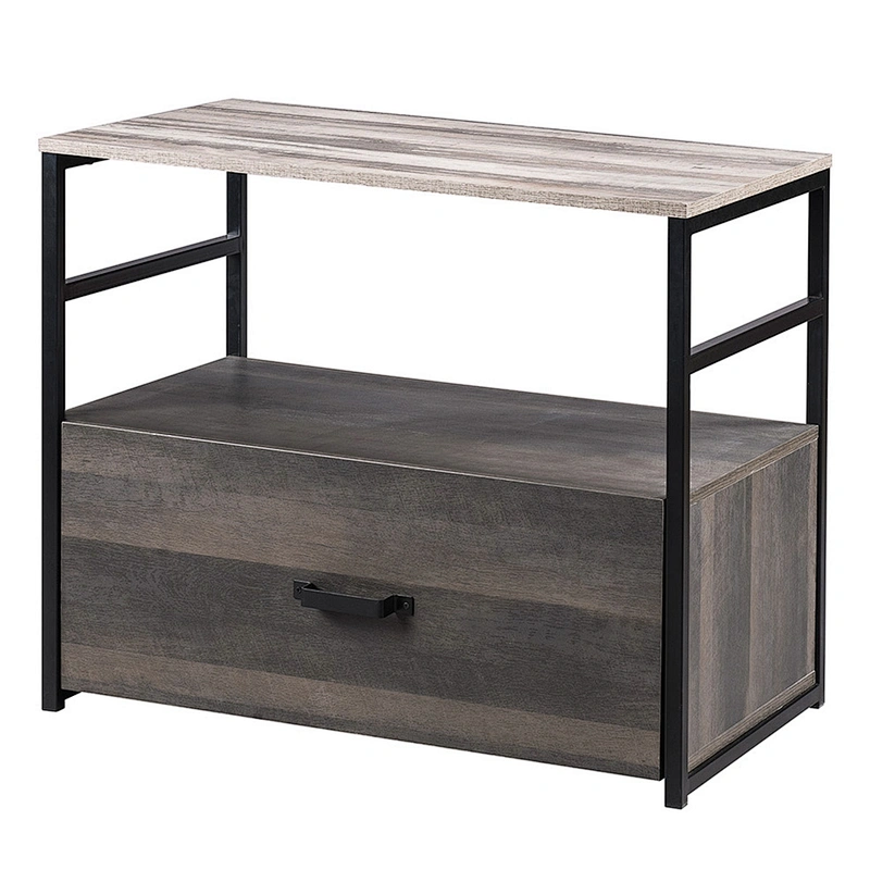 Hot sale living room storage cabinet display cabinet drawer cabinet with open shelf