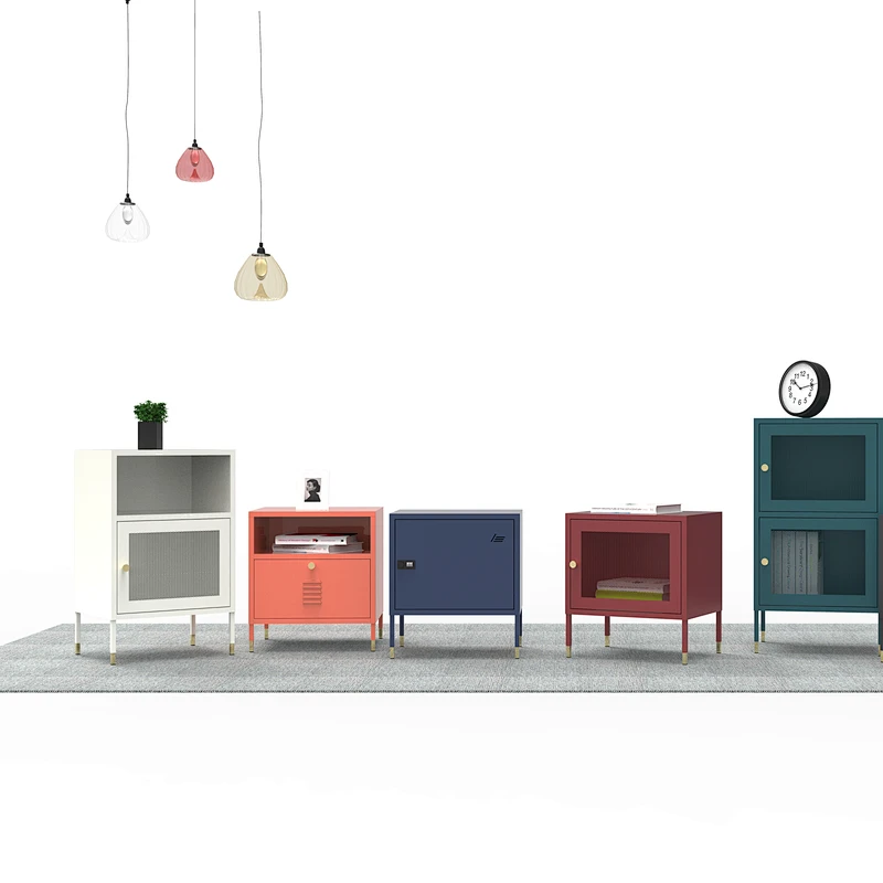 Hotel Furniture Locker Metal Cupboard metal Nightstand Bedside Side Cabinet