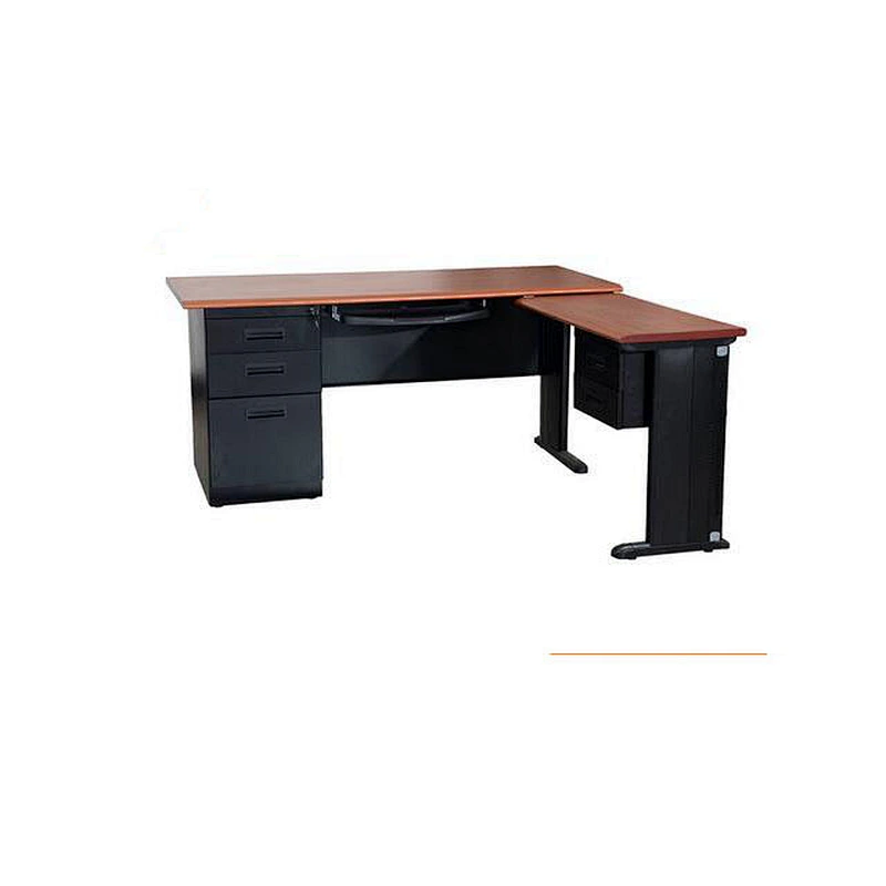 modern melamine wooden office furniture set office desk computer table L shape office table design boss