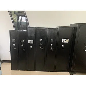 Firm and cheap steel gun safe box used armed group
