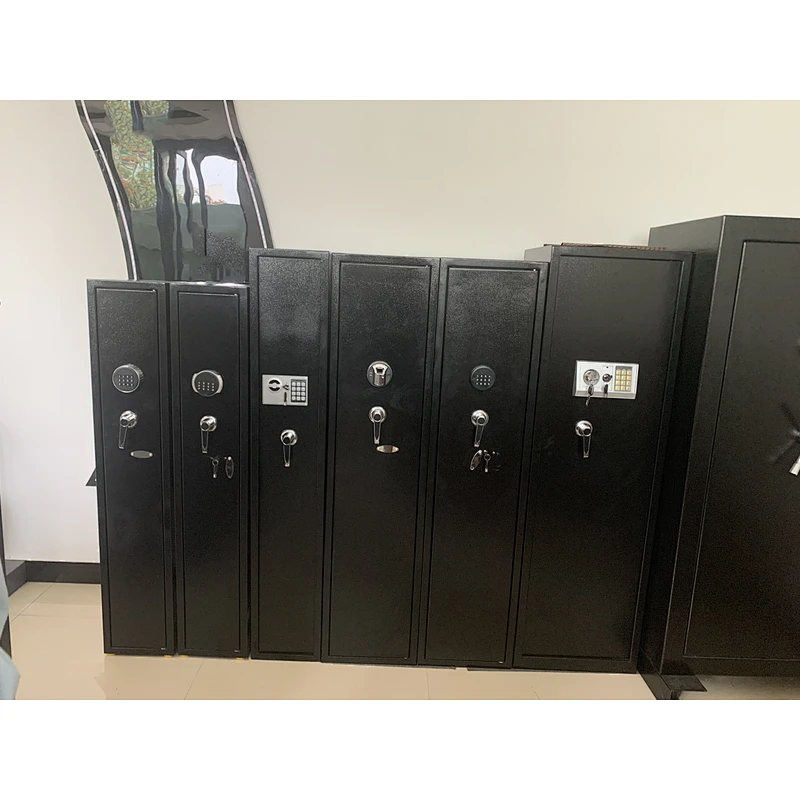 Firm and cheap steel gun safe box used armed group