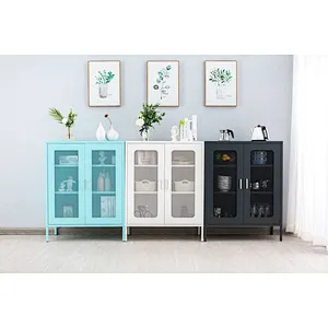 Home living room use metal iron sideboard hallway storage console cabinet  modern tv stands