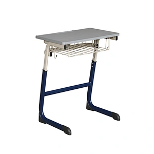 Factory direct sale adjustable height middle school desk and chair single student desk chair