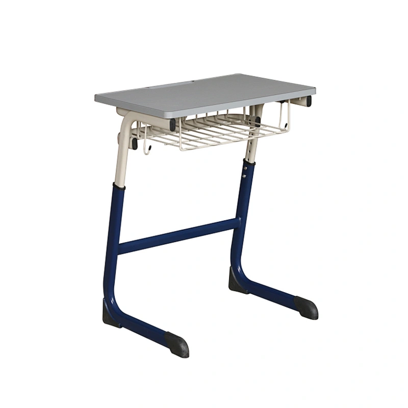 Factory direct sale adjustable height middle school desk and chair single student desk chair