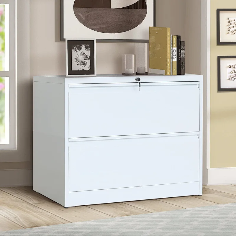 home use 2 drawer lateral drawer storage cabinet/ steel office files cabinet drawer