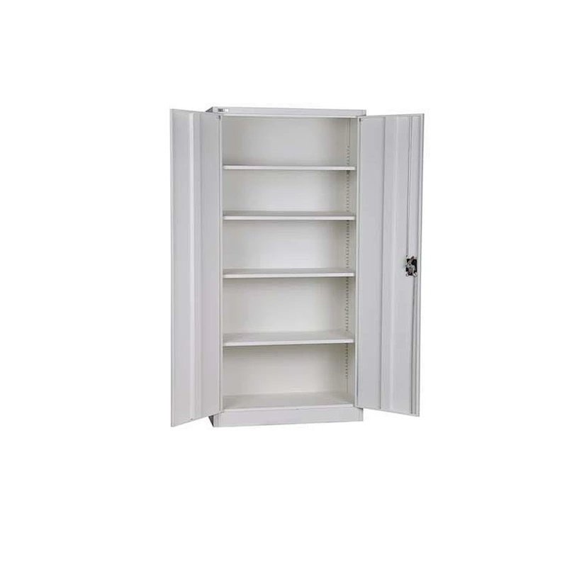 Swing doors file cabinet Steel Classic Storage Cabinet 4 Adjustable Shelves