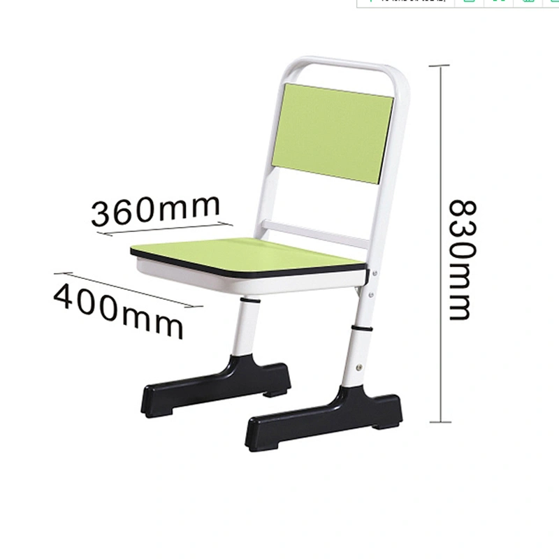 Mdf School Hot-selling Steel Single For Children To Study Wooden Combined Table And Chair