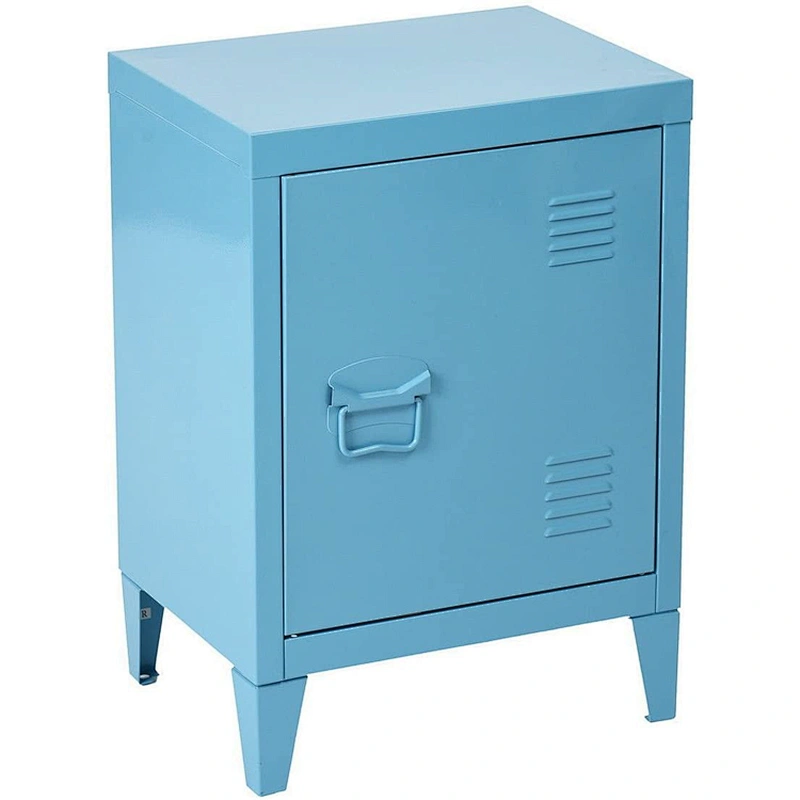 Amazon top seller living room low standing locker side end table steel sofa bed side cabinet