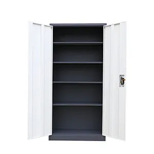 5 Tiers Cabinet  Storage Store well Cupboard Cabinet 2 Doors Filing Cabinets